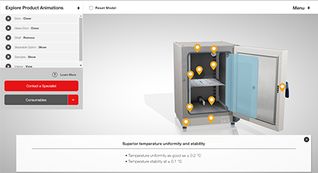 Heratherm mikrobiologische Inkubatoren 3D-Tour