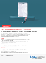 2D Labtainer Pro BioProzess-Behälter
